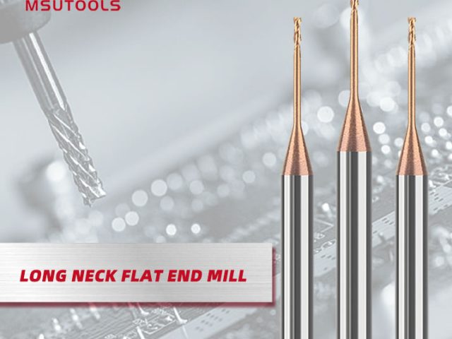 Long neck flat head milling cutter