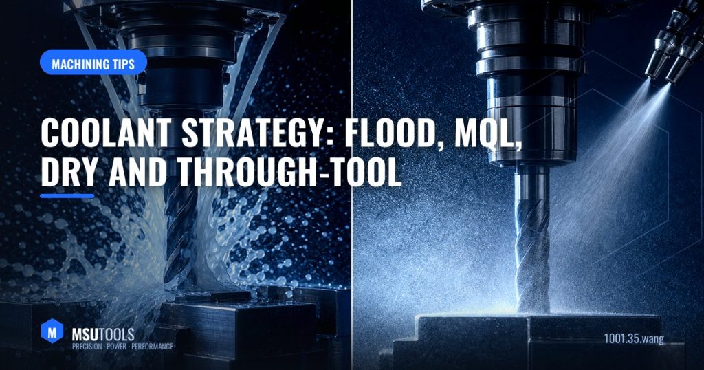 Coolant Strategy: Flood, MQL, Dry and Through-Tool