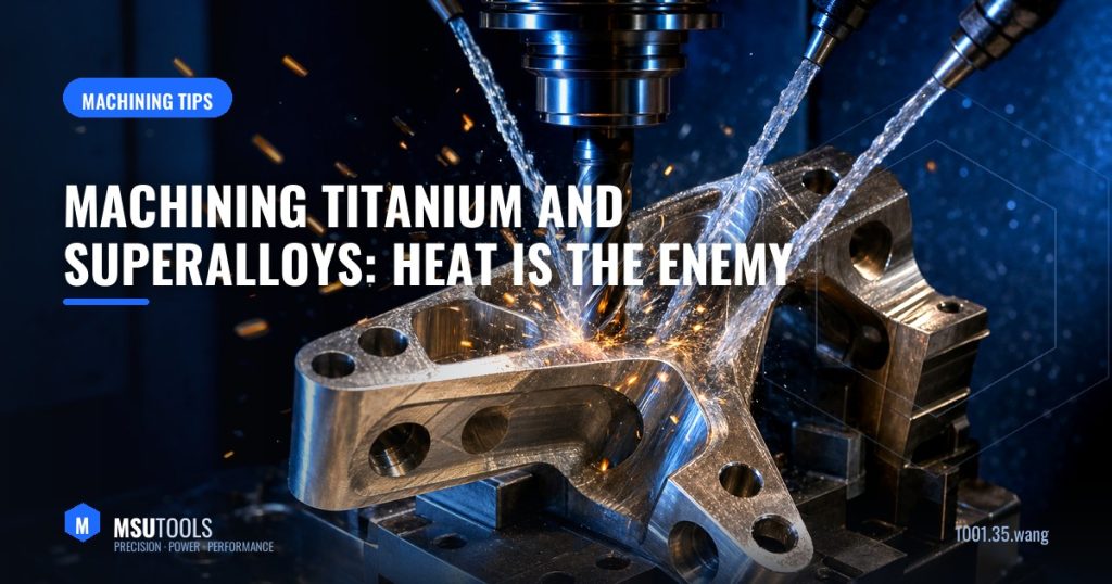Machining Titanium and Superalloys: Heat Is the Enemy